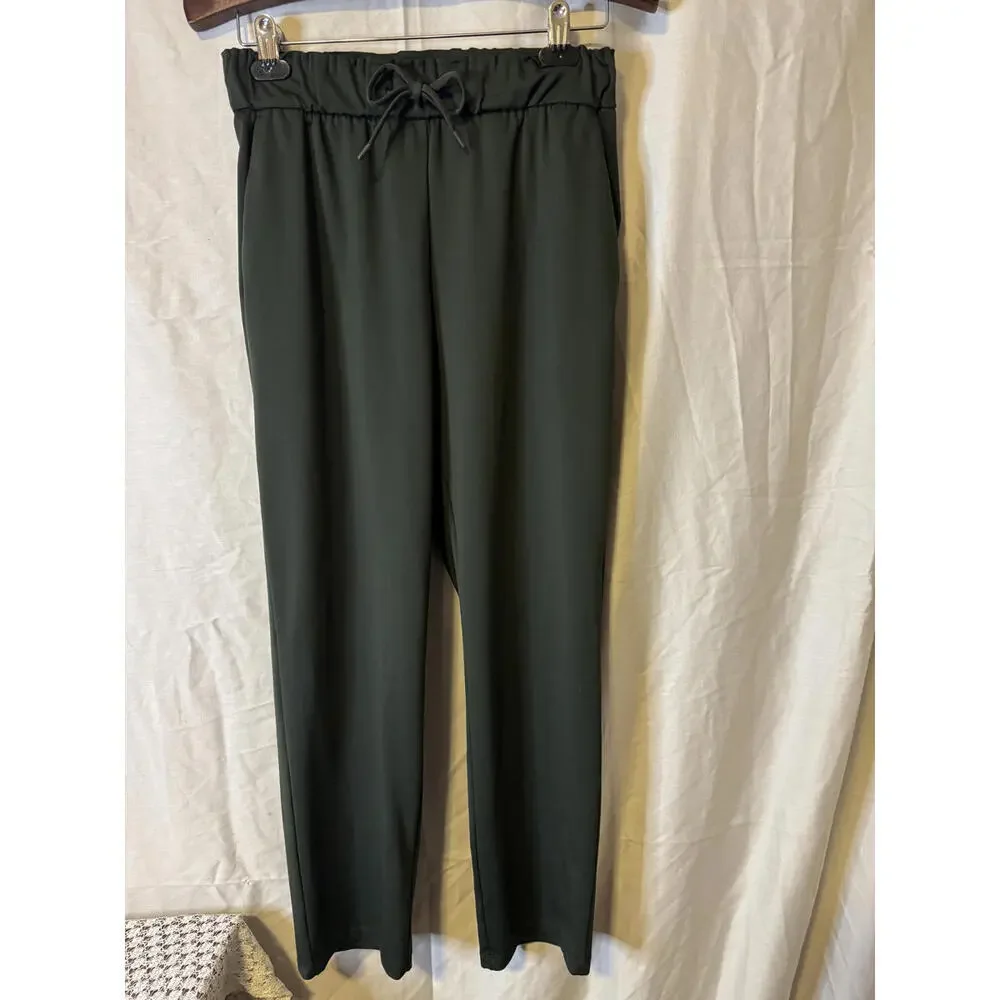 Hilary Radley‎ Olive Green Stretchy Casual Workwear Midrise Pants S - Picture 2 of 8